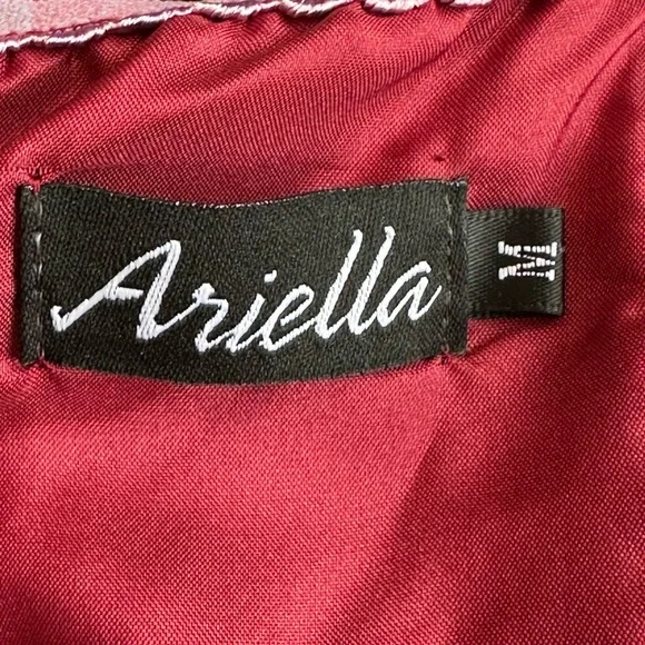 ARIELLA Strapless Orchard Pink Sweetheart Bodice Under Wire Bubble Dress Sz M - Picture 8 of 13